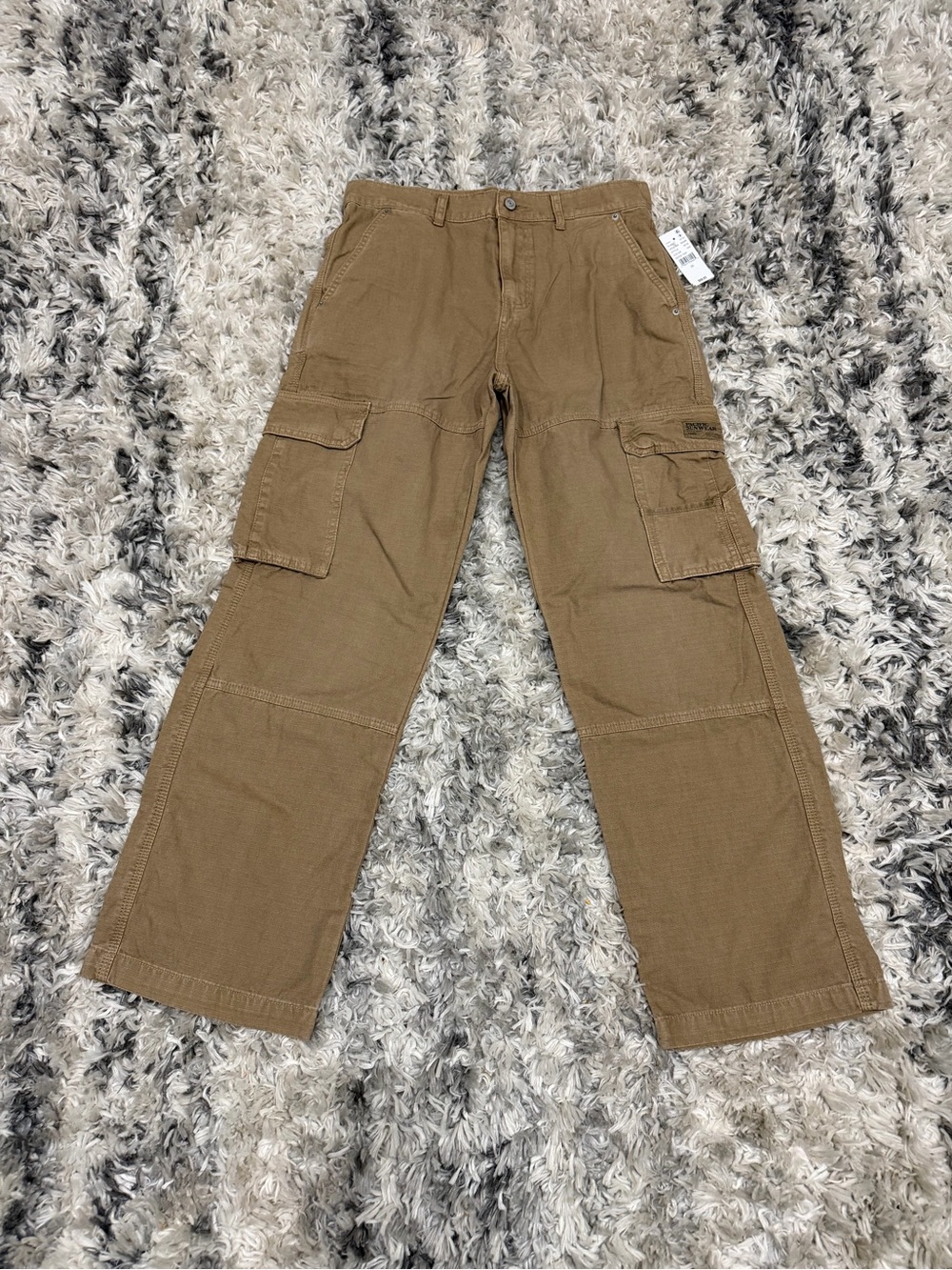 PacSun Men's Brown Utility Baggy Cargo Pants Size 30